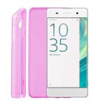 IDOL 1991 ΘΗΚΗ SONY XPERIA XA 5.0" ULTRA THIN TPU 0.3mm ΔΙΑΦΑΝΗ ΡΟΖ