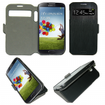 VOLTE-TEL ΘΗΚΗ SAMSUNG S4 I9505 S VIEW BOOK-STAND BLACK
