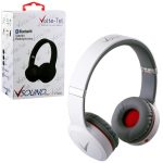 VOLTE-TEL STEREO BLUETOOTH HEADPHONES V SOUND PRO VT900 WHITE-GREY-RED