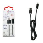 VOLTE-TEL TYPE C->USB 3.0 ALUMINIUM 3.5A ΦΟΡΤΙΣΗΣ-DATA 1.2m VCD06 BLACK