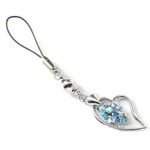 ΚΟΡΔΟΝΙ ΚΑΡΔΙΑ ΜΕ ΜΠΛΕ STRASS