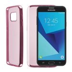 VOLTE-TEL ΘΗΚΗ SAMSUNG J7 2017 J730 FACEPLATE ELECTROPLATING FUCHSIA