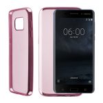 VOLTE-TEL ΘΗΚΗ NOKIA 6 5.5" FACEPLATE ELECTROPLATING FUCHSIA