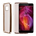 VOLTE-TEL ΘΗΚΗ XIAOMI REDMI NOTE 4X 5.5" FACEPLATE ELECTROPLATING GOLD