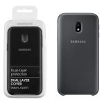 ΘΗΚΗ SAMSUNG J3 2017 J330 DUAL LAYER COVER EF-PJ330CBEGWW BLACK PACKING OR