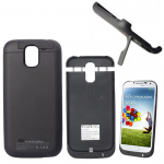 SAMSUNG S4 MINI EXTERNAL(CASE BATTERY+STAND)3000mAh Li-Pol BLACK