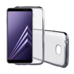 VOLTE-TEL ΘΗΚΗ SAMSUNG A8 2018 A530 FACEPLATE ELECTROPLATING GREY