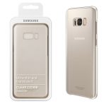 ΘΗΚΗ SAMSUNG S8 PLUS G955 CLEAR COVER EF-QG955CFEGWW GOLD PACKING OR