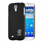 BUGATTI ΘΗΚΗ SAMSUNG S4 I9505 FACEPLATE CLIP ON COVER BLACK SILK