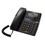 ΕΝΣΥΡΜΑΤΟ ΤΗΛΕΦΩΝΟ ΣΤΑΘΕΡΟ ALCATEL T58 ΜΑΥΡΟ (+ CALLER ID) GR