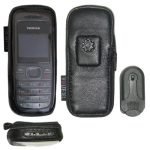 VOLTE-TEL ΘΗΚΗ NOKIA 1208 ZIPPER ΔΕΡΜΑΤΙΝΗ ΠΕΡΙΣΤΡΕΦΟΜΕΝΟ CLIP