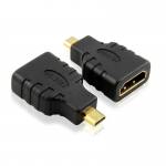 ADAPTER HDMI-A JACK (FEMALE) TO HDMI D MICRO (MALE) BLACK