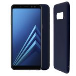 VOLTE-TEL ΘΗΚΗ SAMSUNG A8 2018 A530 5.6" SILICON TPU CAMERA GUARD BLUE