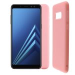 VOLTE-TEL ΘΗΚΗ SAMSUNG A8 2018 A530 5.6" SILICON TPU CAMERA GUARD PINK