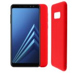 VOLTE-TEL ΘΗΚΗ SAMSUNG A8 2018 A530 5.6" SILICON TPU CAMERA GUARD RED