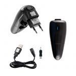 VOLTE-TEL MINI USB USB DUO TRAVEL-ΦΟΡΤΙΣΤΗΣ ΑΥΤΟΚΙΝΗΤΟΥ+ADAPTOR+ΚΟΝΕΚΤΟΡΑΣ BLACK