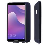 VOLTE-TEL ΘΗΚΗ HUAWEI Y7 2018/Y7 PRIME 2018/HONOR 7C 5.99" SILICON TPU CAMERA GUARD BLUE