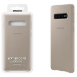 ΘΗΚΗ SAMSUNG S10 G973 LEATHER COVER EF-VG973LJEGWW GREY PACKING OR