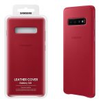 ΘΗΚΗ SAMSUNG S10 G973 LEATHER COVER EF-VG973LREGWW RED PACKING OR