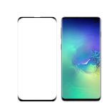 IDOL 1991 TEMPERED GLASS SAMSUNG S10 G973 6.1" 9H 0.30mm 3D EDGE SEMI CURVED FINGER UNLOCK BLACK