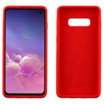 IDOL 1991 ΘΗΚΗ SAMSUNG S10e G970 5.8" VELVET TPU 4 SIDE CAMERA GUARD PROTECTION RED