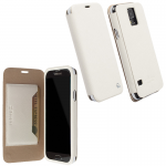 KRUSELL ΘΗΚΗ SAMSUNG S5 G900F LEATHER MALMO FLIPCOVER WHITE