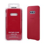 ΘΗΚΗ SAMSUNG S10e G970 LEATHER COVER EF-VG970LREGWW RED PACKING OR
