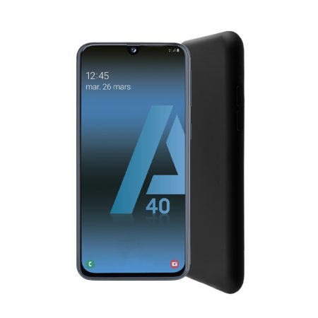 LIME ΘΗΚΗ SAMSUNG A40 A405 5.9" VELVET TPU 4 SIDE BLACK