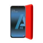 LIME ΘΗΚΗ SAMSUNG A40 A405 5.9" VELVET TPU 4 SIDE RED