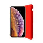 LIME ΘΗΚΗ IPHONE XS/X 5.8" VELVET TPU 4 SIDE RED