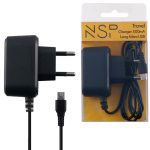TRAVEL NSP 1800/2000/2300/2500 MICRO USB LONG 500mA 1M BLACK OR