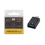 NSP ΜΕΤΑΤΡΟΠΕΑΣ USB 3.0 OTG 2.4A FEMALE ΣΕ TYPE C MALE BLACK