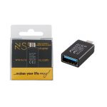 NSP ΜΕΤΑΤΡΟΠΕΑΣ USB 3.0 OTG 2.4A FEMALE ΣΕ MICRO USB MALE BLACK