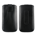 VOLTE-TEL ΘΗΚΗ ΠΟΥΓΚΙ SOFTCASE "S" LEATHER VELCRO LOOP BLACK XL
