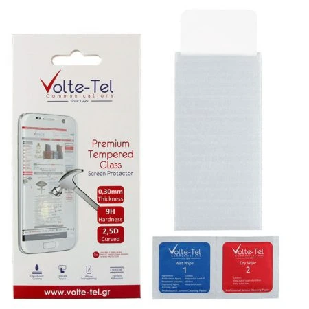 VOLTE-TEL TEMPERED GLASS XIAOMI REDMI NOTE 8T 6.3" 9H 0.30mm 2.5D FULL GLUE