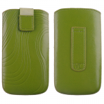 VOLTE-TEL ΘΗΚΗ ΠΟΥΓΚΙ SOFTCASE "S" LEATHER VELCRO LOOP GREEN XXL