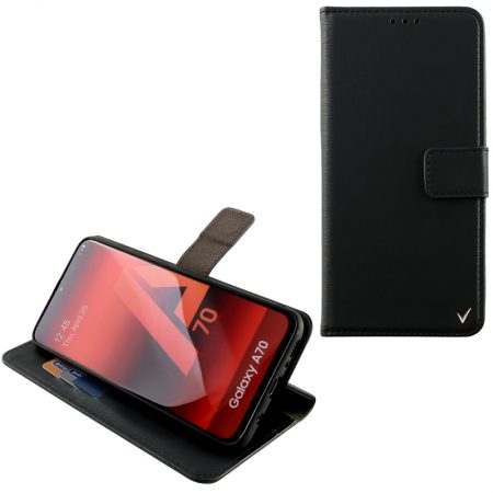 VOLTE-TEL ΘΗΚΗ SAMSUNG A70 A705 6.7" ALLURE MAGNET BOOK STAND CLIP BLACK