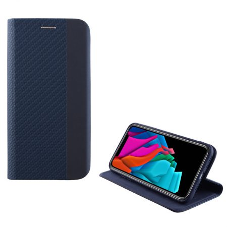 IDOL 1991 ΘΗΚΗ IPHONE XS MAX 6.5" ELITE ANTI-RFID BOOK STAND BLUE