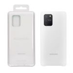 ΘΗΚΗ SAMSUNG S10 LITE G770 SILICONE COVER EF-PG770TWEGEU WHITE PACKING OR