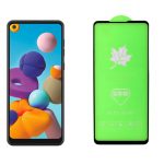 IDOL 1991 TEMPERED GLASS SAMSUNG A21s A217/A21 A215 2020 6.5" 9H 0.25mm 20D FULL GLUE SEMI CURVED BLACK