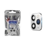 VOLTE-TEL CAMERA GLASS COVER IPHONE X/XS/XS MAX CONVERT TO IPHONE 11 PRO/11 PRO MAX 9H 0.30MM ΑLUMINIUM WITH FRAME WHITE