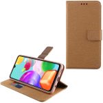 VOLTE-TEL ΘΗΚΗ SAMSUNG A41 A415 6.1" ALLURE MAGNET BOOK STAND CLIP GOLD