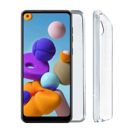VOLTE-TEL ΘΗΚΗ SAMSUNG A21 A215 6.5" SLIMCOLOR AIR TPU ΔΙΑΦΑΝΗ