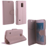 VOLTE-TEL ΘΗΚΗ SAMSUNG S5 MINI G800F LINE LEATHER-TPU BOOK STAND WHITE