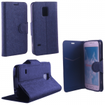 VOLTE-TEL ΘΗΚΗ SAMSUNG S5 MINI G800F LINE LEATHER-TPU BOOK STAND BLUE