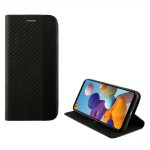 IDOL 1991 ΘΗΚΗ SAMSUNG A21 A215 6.5" ELITE ANTI-RFID BOOK STAND BLACK