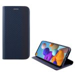 IDOL 1991 ΘΗΚΗ SAMSUNG A21s A217 6.5" ELITE ANTI-RFID BOOK STAND BLUE