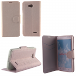 VOLTE-TEL ΘΗΚΗ LG L90 D405 LINE LEATHER-TPU BOOK STAND WHITE