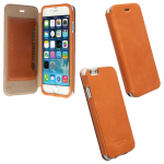 KRUSELL ΘΗΚΗ IPHONE 6S/6 4.7" LEATHER FLIPCOVER KIRUNA CAMEL