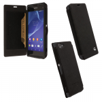 KRUSELL ΘΗΚΗ SONY Z1 COMPACT D5503 LEATHER MALMO FLIPCOVER BLACK